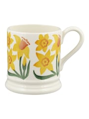 Emma Bridgewater Cream Daffodil 1/2 Pint Mug - Image 1 of 1