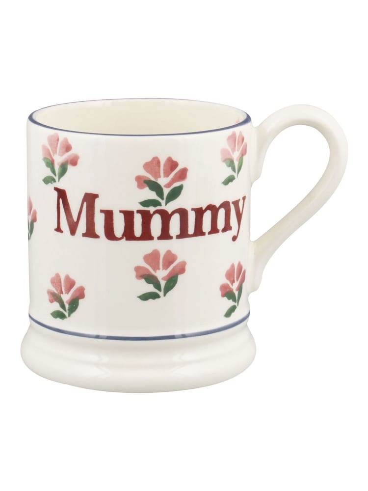 Emma Bridgewater ספל בנפח 2/1 פיינט עם כיתוב Mummy ועיטור ורדים קטנים - תמונה 2 מתוך 5