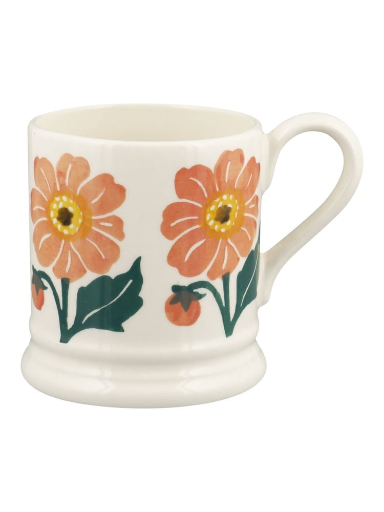 Emma Bridgewater Cream Dahlia 1/2 Pint Mug - Image 1 of 4