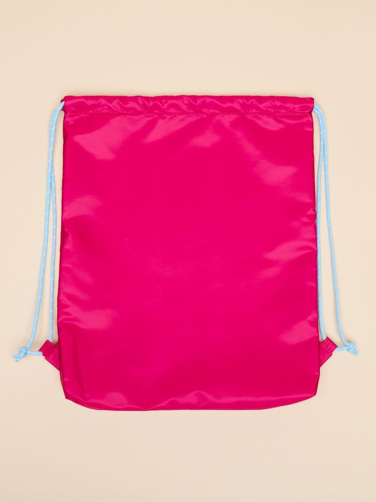 Joules Adventurer Pink Dog Drawstring Bag - Image 2 of 3