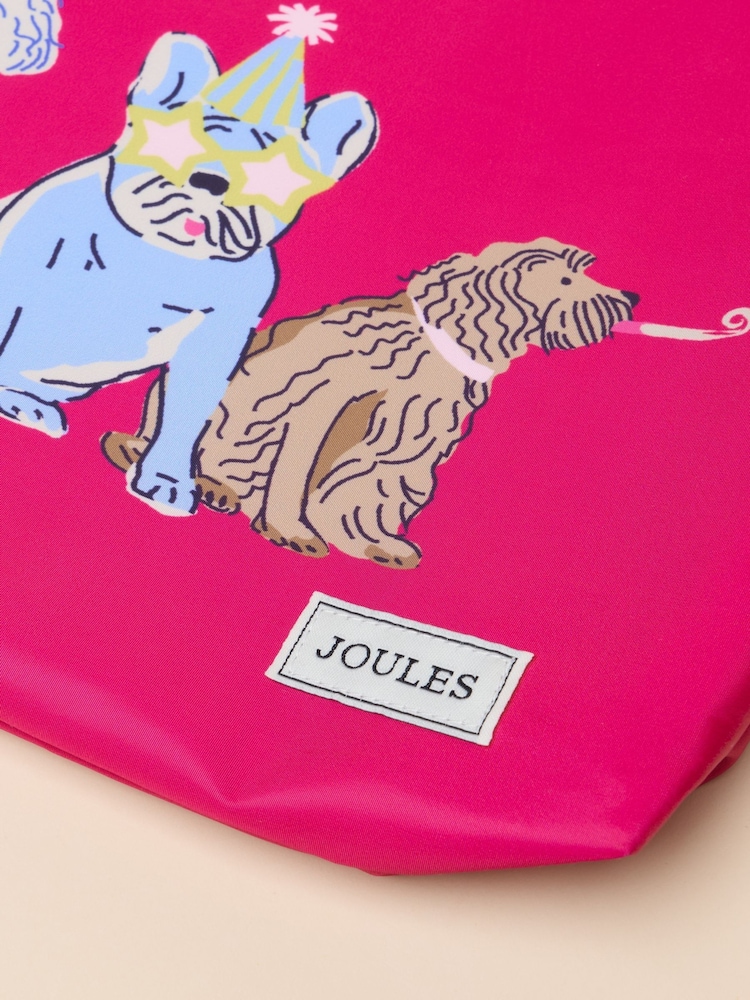 Joules Adventurer Pink Dog Drawstring Bag - Image 3 of 3