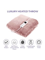 Carmen Pink Core Fleece Luxury Electric Heated Flow and Over B 9 Heat Settings - Image 2 of 8