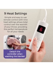 Carmen Pink Core Fleece Luxury Electric Heated Flow and Over B 9 Heat Settings - Image 4 of 8