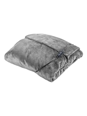 Carmen Grey Core Fleece Luxury Electric Heated Flow and Over B 9 Heat Settings - Image 1 of 8