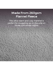Carmen Grey Core Fleece Luxury Electric Heated Flow and Over B 9 Heat Settings - Image 3 of 8