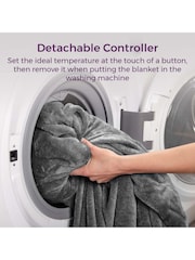 Carmen Grey Core Fleece Luxury Electric Heated Flow and Over B 9 Heat Settings - Image 7 of 8