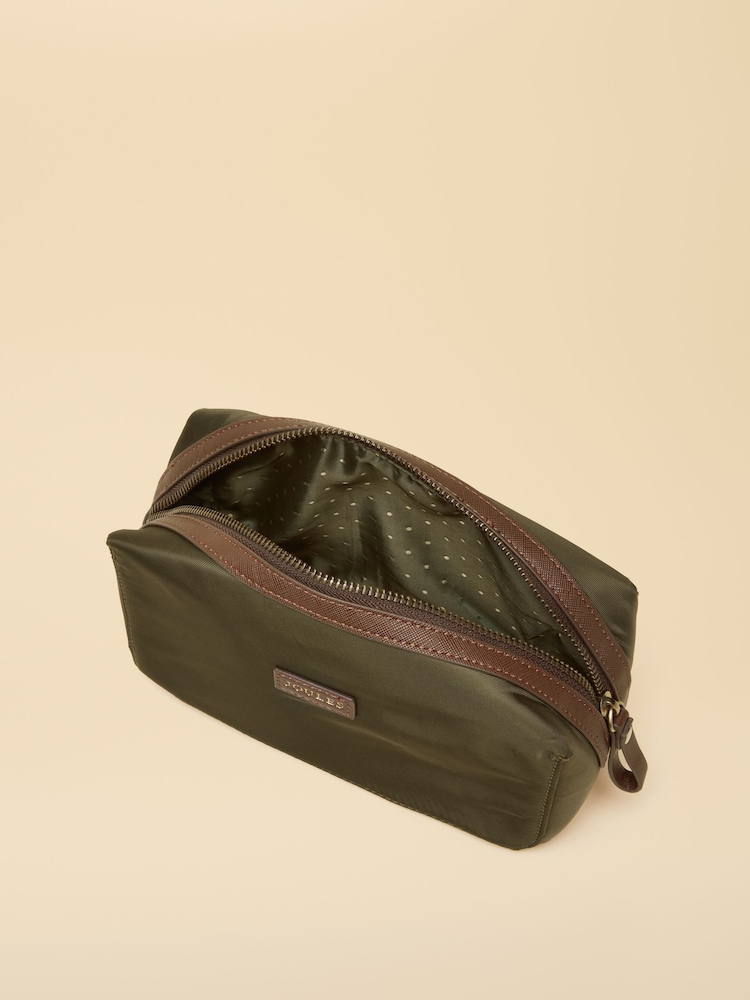 Joules Edie Khaki Green Cosmetic Bag - Image 5 of 5 Joules Edie Khaki Green Cosmetic Bag - Image 5 of 5