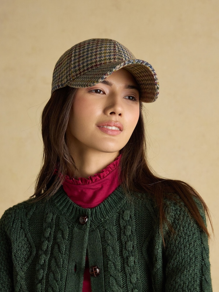 Joules Perry Multi Tweed Baseball Cap - Image 1 of 7