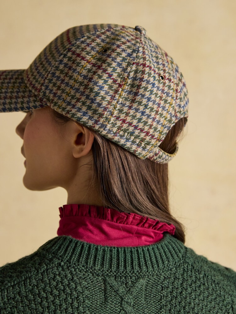 Joules Perry Multi Tweed Baseball Cap - Image 2 of 7