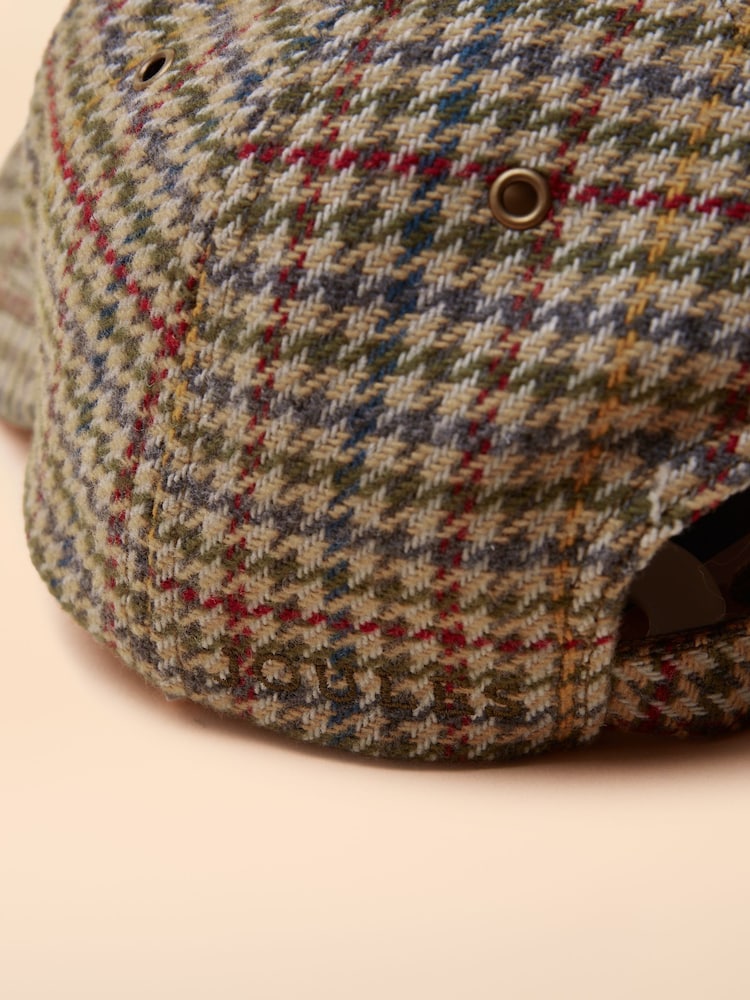 Joules Perry Multi Tweed Baseball Cap - Image 7 of 7