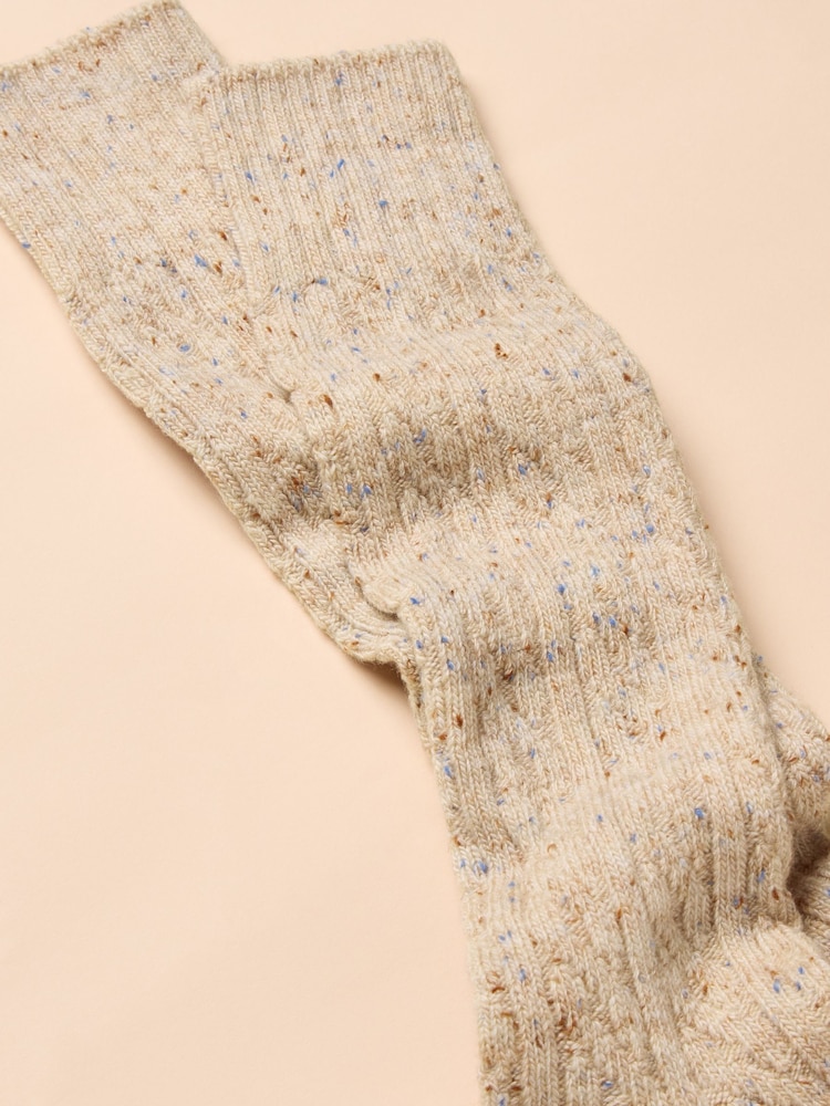 Joules Laurel Neutral Welly Sock - Image 2 of 3