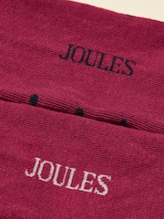 Rosa ciruela - Joules Everyday 2 Pack Socks - Imagen 3 de 3