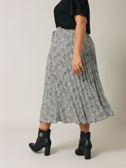 Evans Black Pleated Skirt - Image 3 of 6