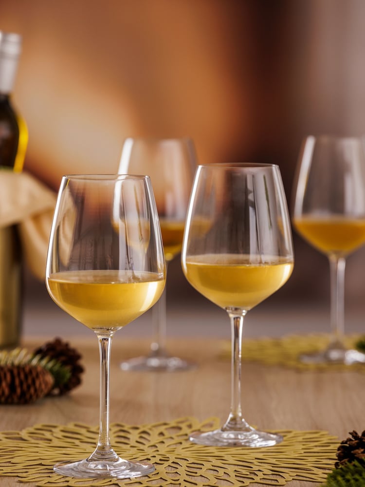 Ravenhead Clear Kings Set of 8 52cl Wine Glasses - Image 1 of 4 Ravenhead Clear Kings Set of 8 52cl Wine Glasses - Image 1 of 4