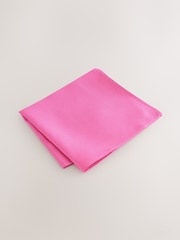 Fuchsia Textured Tie And Pocket Square Set - Image 4 of 4