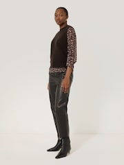 Jigsaw Abstract Leopard Top - صورة 3 من 6