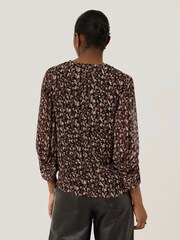Jigsaw Abstract Leopard Top - صورة 4 من 6