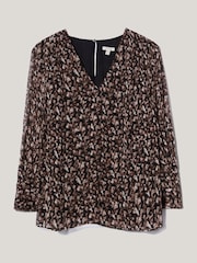 Jigsaw Abstract Leopard Top - صورة 6 من 6