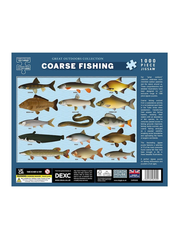 Coach House Partners Coarse Fish 1000 Piece Jigsaw Puzzle - Image 4 of 4