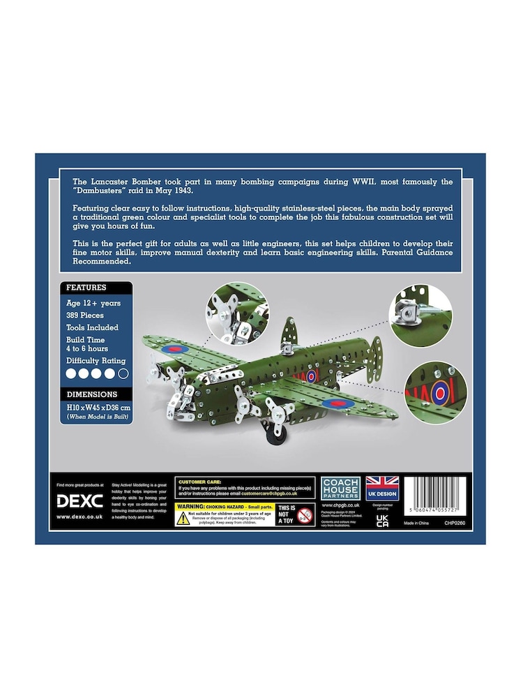 Coach House Partners Lancaster Bomber Metal Construction Set - Image 5 of 5