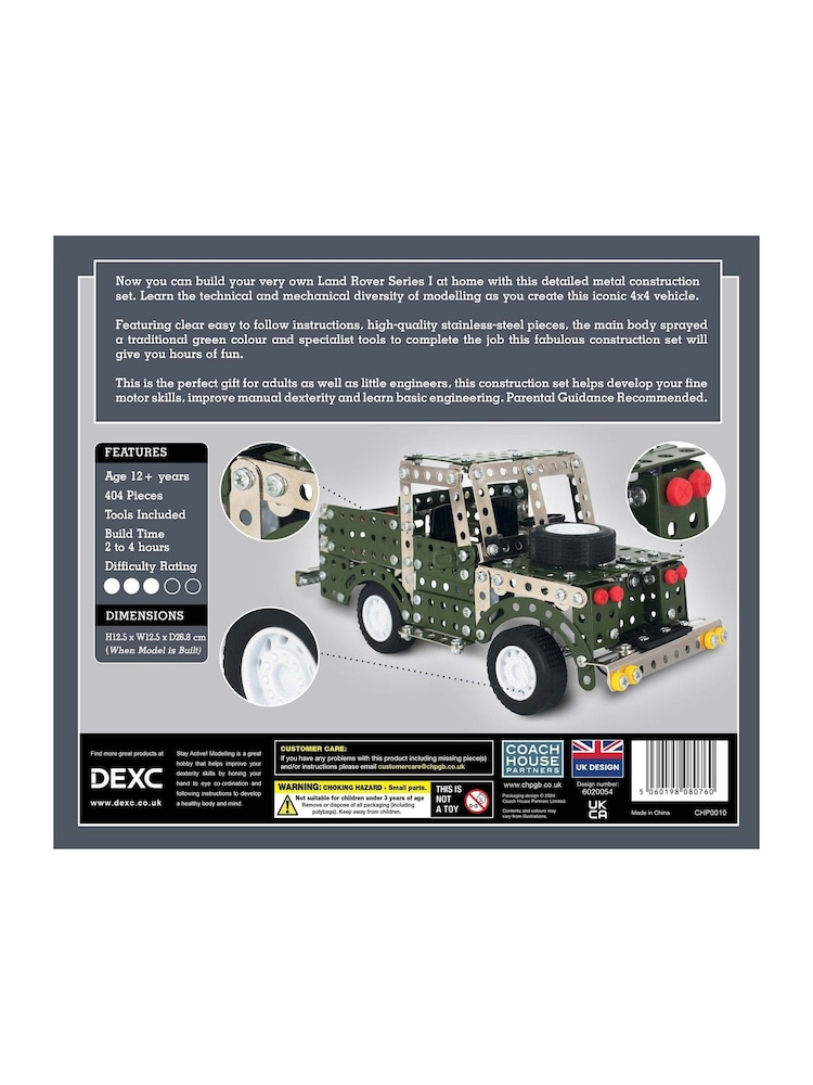 Coach House Partners Land Rover Metal Construction Set - Image 5 of 5