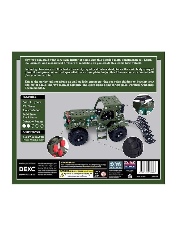 Coach House Partners Tractor Metal Construction Set - Image 5 of 5