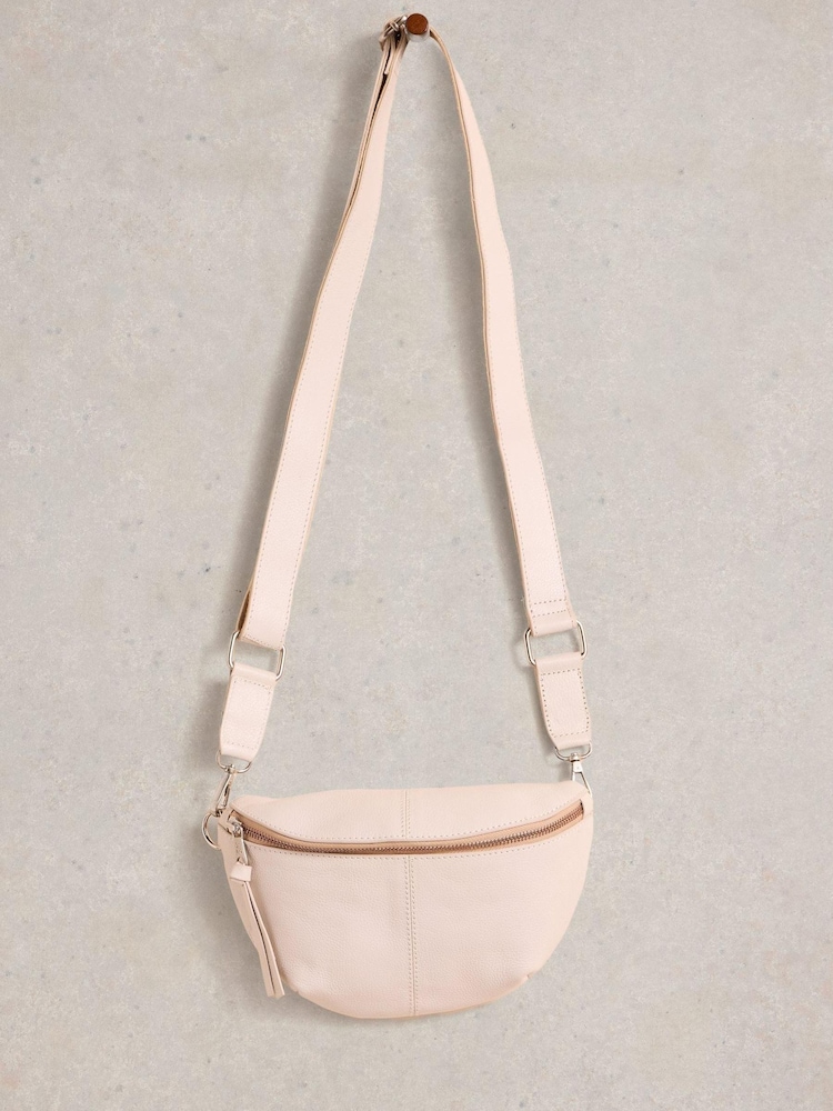 White Stuff White Mini Sebby Leather Sling Bag - Image 1 of 4 White Stuff White Mini Sebby Leather Sling Bag - Image 1 of 4