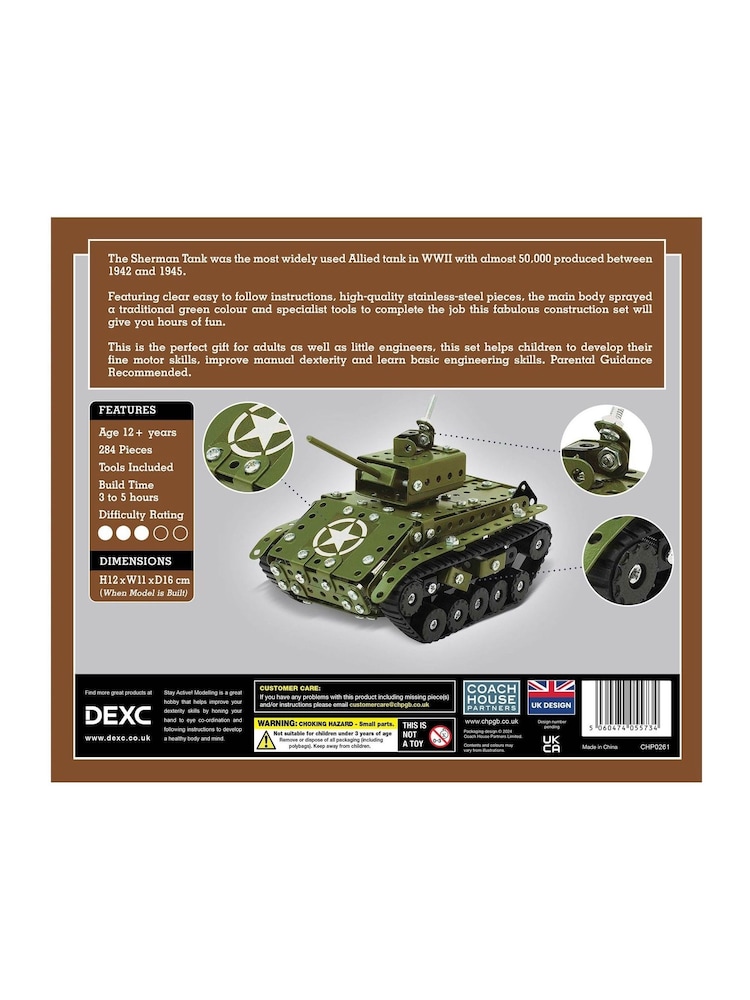 Coach House Partners Sherman Tank Metal Construction Set - Image 5 of 5