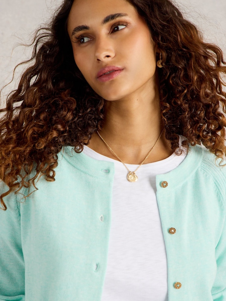 White Stuff Blue Lulu Cardigan - Image 4 of 6
