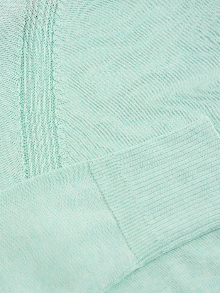White Stuff Blue 100% Organic Cotton Lulu Cardigan - Image 6 of 6 White Stuff Blue 100% Organic Cotton Lulu Cardigan - Image 6 of 6