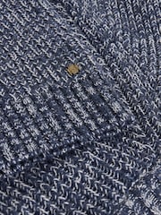 White Stuff Blue Blue Rye Twisted Zip Up Jumper - Image 6 of 6
