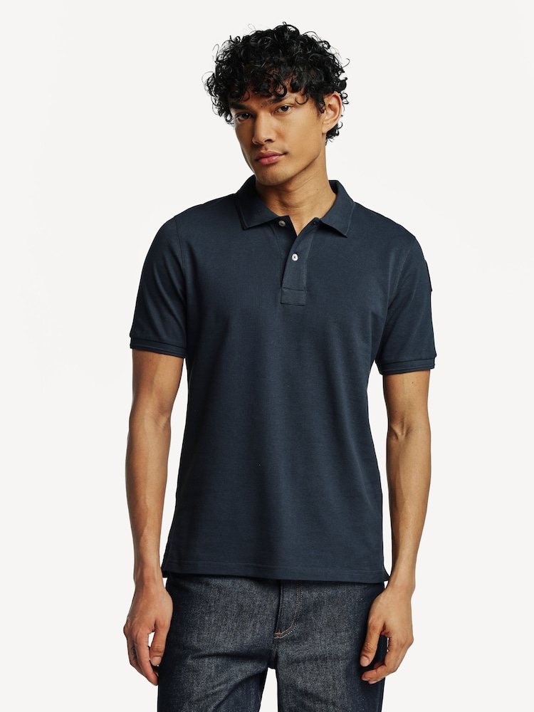 Parajumpers Man Blue Gangapuma Polo Shirt - Image 1 of 6