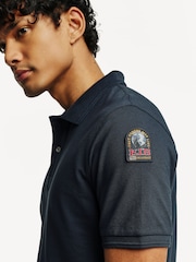 Parajumpers Man Blue Gangapuma Polo Shirt - Image 5 of 6