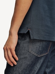 Parajumpers Man Blue Gangapuma Polo Shirt - Image 6 of 6