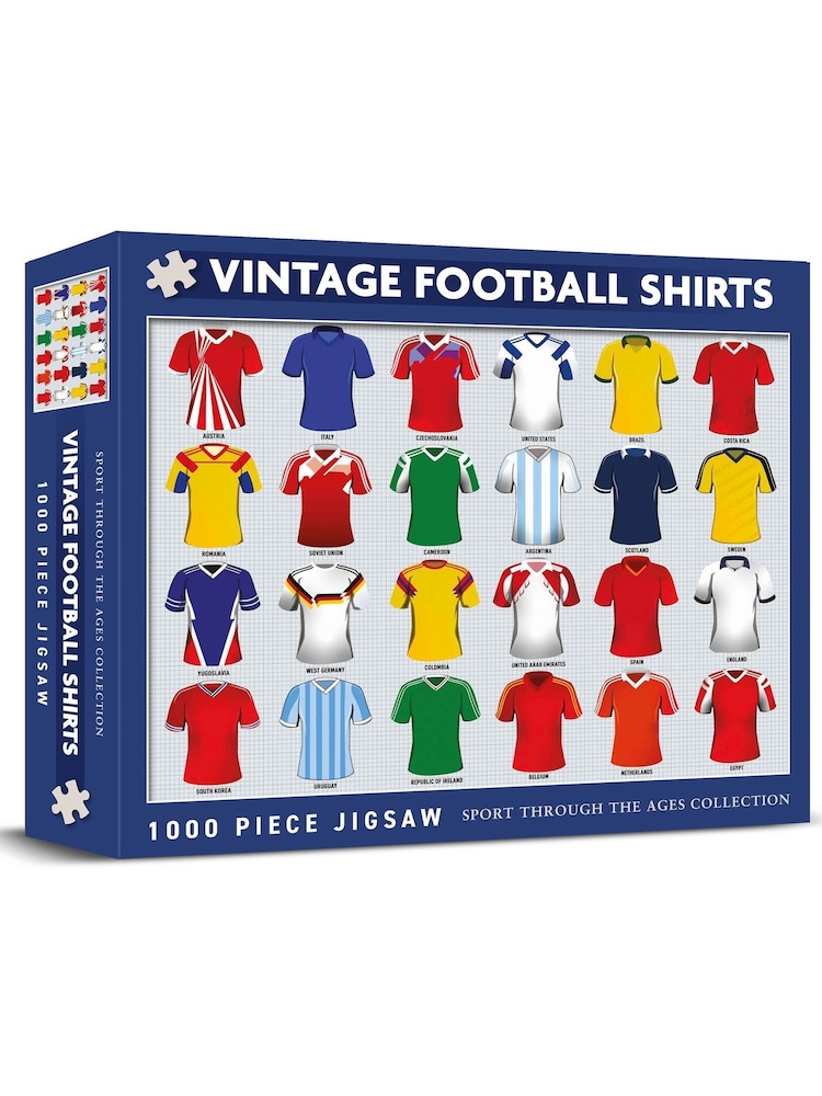 Coach House Partners Vintage Football Tops 1000 Piece Jigsaw Puzzle - Image 1 of 5