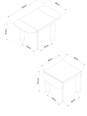 Light Natural Evie 2 To 4 Extending Table - Image 4 of 5