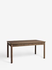 Dark Natural Hoxton Extending 6 to 8 Seater Dining Table - Image 9 of 9