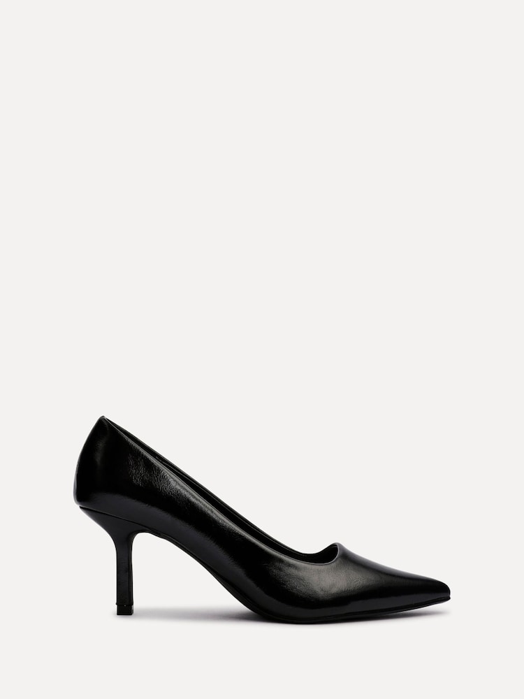 Linzi Black Kat Closed Court Stiletto Heels - Image 2 of 5