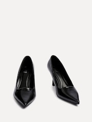 Linzi Black Kat Closed Court Stiletto Heels - Image 3 of 5