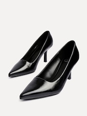 Linzi Black Kat Closed Court Stiletto Heels - Image 4 of 5