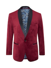 Skopes Red Skopes Paso Velvet Tailored Jacket - Image 4 of 5