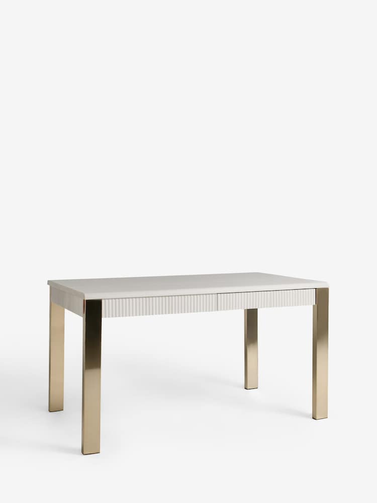 Light Natural Emilie 6 seater 4 Seater Storage Dining Table - Image 1 of 5