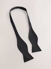 Black Self Tie Bow Tie - Image 4 of 4