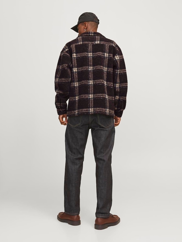قميص علوي ناعم الملمس بنمط مربعات من JACK & JONES - Image 3 of 5