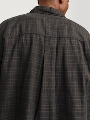 JACK & JONES Grey Long Sleeved Checked Overshirt - Image 4 of 6