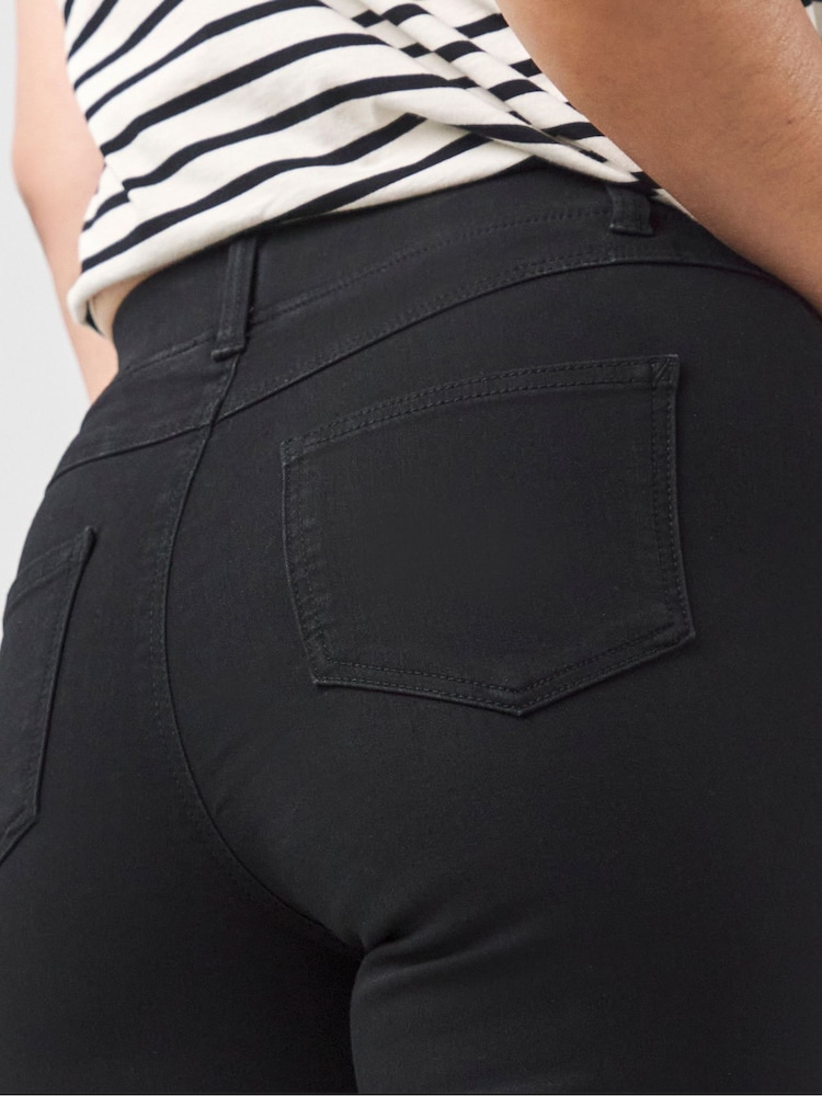 JD Williams Black Slim Jeggings 2 Pack - Image 4 of 4