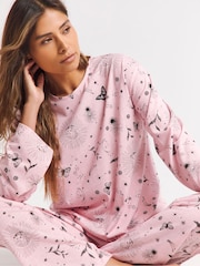 طقم بيجامة بكم طويل Pretty Secrets Value من Simply Be - صورة 4 من 4