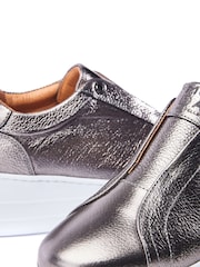 Moda in Pelle Aneeba Elasticated Front Chunky Leather Trainers - Image 3 of 4