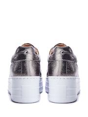 Moda in Pelle Aneeba Elasticated Front Chunky Leather Trainers - Image 4 of 4