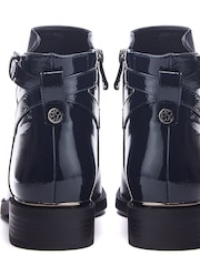 Moda in Pelle Laira Smart Ankle Boots With Strap Detail - Image 3 of 4